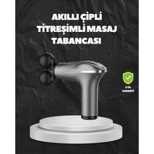 Nacario Mey Ithalat® 4 Başlıklı Şarjlı Masaj Tabancası Bel Sırt Boyun Bacak Kas Rahatlatıcı