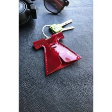 VİP GİFT Kaftan Anahtarlık Hakiki Deri Kırmızı