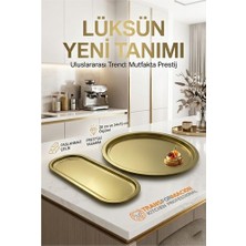 SHC4200 Masterpiece Çelik Tepsi Seti – Yuvarlak 28 cm & Dikdörtgen 34X15 cm 722990