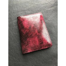 VİP GİFT Voyager Hakiki Deri Pasaport Kılıfı Yılan Desen