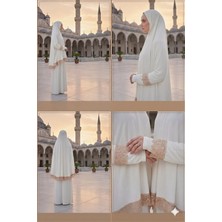 Defka Iki Parça Etekli Kadın Tesettür Namaz Elbisesi