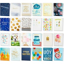 MarkEntegra 48 Zarflı Etkinlik Kartı Seti – Doğum Günü, Teşekkür, Tebrik, Sempati