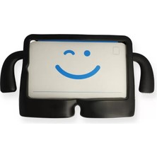 Newface Apple iPad 10.2 (7.nesil) Kılıf Karakter Tablet Silikon - Siyah