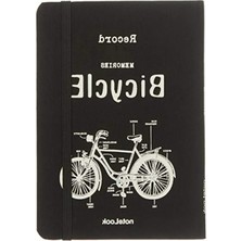 MarkEntegra A6 Tekstil Kapak Çizgili Defter, Beyaz, 100 Yaprak