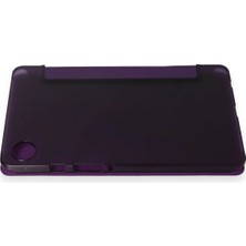Nacario Mey Ithalat®  Samsung Galaxy Tab A9 Kılıf Tablet Smart Kılıf - Mor