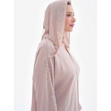 MYMİSİY Mymisiy Prpıltı Taşlı Abaya Ferace Standart 42-48