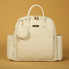 Nacario Mey Ithalat®   Maia Anne Bebek Bakım Sırt Çantası 7310 Krem