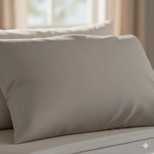 Alpateks Home %100 Pamuklu Saten 55X75CM Büyük Boy Yastık Kılıfı 2 Adet (Fermuarlı)