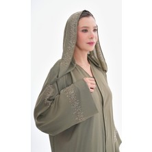 MYMİSİY Mymisiy Prpıltı Taşlı Abaya Ferace Standart 42-48