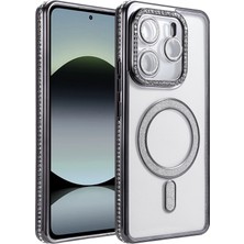 Nacario Mey Ithalat®   Redmi Note 14 4g Joke Simli Magneticsafe Kılıf - Siyah