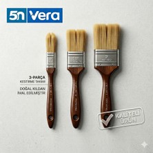 Universal Kestirme Fırça Seti 1-1,5-2 mm | Boya Rötuş, Dar Alan Temizleme ve Tamir Fırçası 3’lü Set