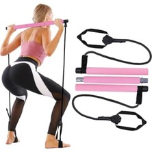 MarkEntegra Çok Amaçlı Pilates Çubuğu ve Ayarlanabilir Direnç Ipi