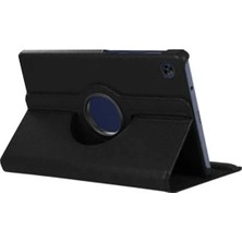Nacario Mey Ithalat®  Samsung Galaxy Tab A11 360 Tablet Deri Kılıf - Siyah