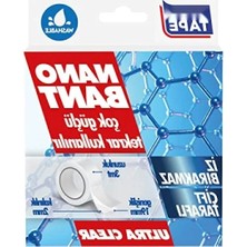 MarkEntegra Yeniden Kullanılabilir Şeffaf Çift Taraflı Nano Bant - 19 mm x 3 mt