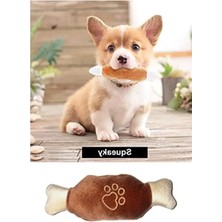 MarkEntegra Sesli Peluş Kemik Oyuncağı 12 x 6 x 5 cm