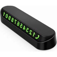 MarkEntegra Fosforlu Araç Içi Park Telefon Numaratörü - Gece Görünür, Kolay Kurulum