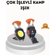 İlanib Ticaret Mey Ithalat® Şarj Edilebilir Çok Amaçlı Mini Fener – Güvenlik Düdüklü, Kompakt ve Hafif Tasarım