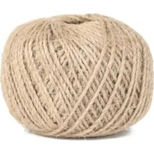 MarkEntegra Doğal Jüt Ipi - Hasır Ipi, 1 mm Kalınlığında, 100 Metre