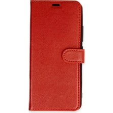 Nacario Mey Ithalat®    Mi 8 Trend S Plus Kapaklı Kılıf - Kırmızı