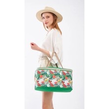 MarkEntegra 22 Litre Yeşil Termal Piknik/kamp Çantası, Sıcak-Soğuk Koruma Özelliği