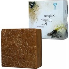 MarkEntegra Doğal Çam Ardıç Kükürt Sabunu - Egzama ve Sivilce Için 130 gr