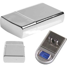 Diamond Zippo Çakmak Şeklinde Kutulu Mini Cep Hassas Dijital Terazi (200GR-0.01) ( Lisinya )