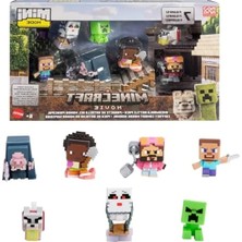 MarkEntegra Mini Aksiyon Figürü Seti - 7 Farklı Karakter, Pikselli Tasarım