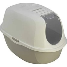 MarkEntegra Kapalı Kedi Tuvaleti - Gri 53 cm