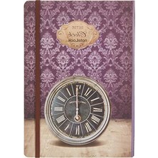 MarkEntegra Retro Çizgili B5 Sert Kapak Defter