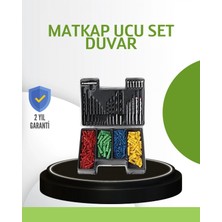 Pileli Store Ahşap Metal Beton Delme Uç Seti Organizerli Karbon Çelik Matkap Ucu