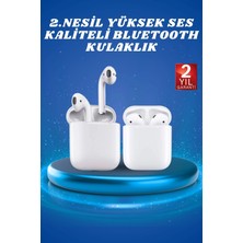 Pileli Store 2.nesil Yeni Model Tws Bluetooth Kulaklık Dokunmatik Kontrol Yüksek Ses Kaliteli