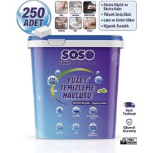 Pazaraza 1X250 Yaprak - Soso Kova Yüzey Temizleme Mendili