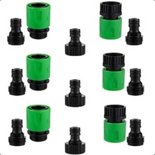 MarkEntegra Bahçe Hortumu Hızlı Bağlantı Parçası Seti, 3/4 Inç