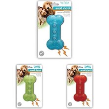 MarkEntegra Kemik Şeklinde Sesli Köpek Oyuncağı - 14 cm