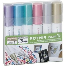 MarkEntegra Karışık Metalik Renk Seti - 6 Adet