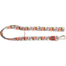 MarkEntegra Kadifemsi Dokulu, Dayanıklı Köpek Gezdirme Kayışı - Çift Kilitli Karabina, 360° Dönüş