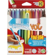 MarkEntegra 24'lü Süper Yıkanabilir Keçeli Boya Kalemi Seti - Canlı Renkler