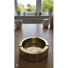 MarkEntegra 12 cm Çapında Paslanmaz Çelik Küllük, Hijyenik ve Modern Tasarım