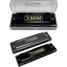 MarkEntegra Siyah 10 Delikli Mızıka, Taşınabilir Tasarım ile Müzik Keyfi