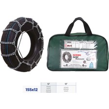 Knk Muratech Patinaj Zinciri Binek ve Hafif Tic.araç Serme 12-13 Jant 155X12 Zincir Ebatlari Için Resime Bakiniz