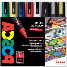 MarkEntegra Boya Kalemi Sanat Seti 1,8-2,5mm 8'li Temel Renkler