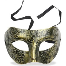 Pileli Store Pilelistore Altın Eskitme Yüz Maskesi - Antik Tarz Balo Maskesi