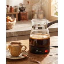 Pileli Store Pilelistore  Elektrikli Cam Kahve Makinesi 650W 0.5 Litre Kapasiteli Türk Kahvesi Makinesi