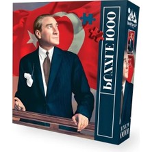 MarkEntegra 1000 Parça Atatürk Temalı Puzzle