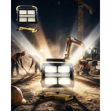 Senka Mey Ithalat® Taşınabilir Solar Şarjlı LED Kamp Feneri 400 LED Süper Parlak Çok Fonksiyonlu Aydınlat