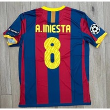F.c B.a.r.c.e.l.o.n.a 2011 Şampiyonlar Ligi Finali Andr S Iniesta Nostalji Forması