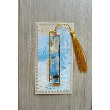 MarkEntegra Van Gogh Temalı Altın Renk Metal Kitap Ayracı, Hediyelik