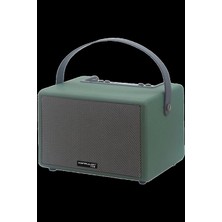 Pileli Store Pilelistore   F31 50W Sürücülü 2 Adet Mikrofonlu Bt 5.2 Kablosuz Hoparlör - Yeşil