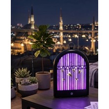 Pileli Store Sessiz Sivrisinek Lambası  Şarjlı ve Güvenli Kullanım