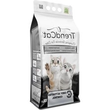 MarkEntegra Topaklanan Tozsuz Kedi Kumu, Grey Activated Control, 10 Lt